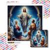New Arrival 5D DIY Full Circle Diamond Painting "Religious" Embroidery Cross Stitch Home Decor Gift