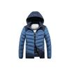 Lightweight Ribs and Cotton Jacket for Men's Winter Graphene Removable Cap Thickened Contrast Jacket for Men