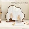 Arch Shaped Earring Display Stand Stylish Earring Display Stand Rack With Measurement For Boutique And Salon Use