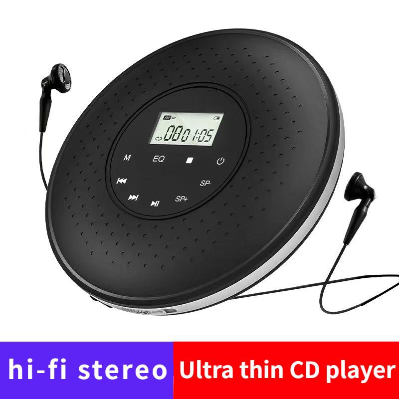

Ultra Thin CD Player Intelligent Bluetooth Walkman Touch Screen White/Black Portable CD Player 142*142*29mm