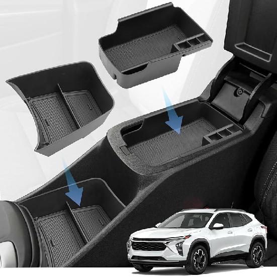 

BIBIBO 2024 2025 Поддон для хранения на приборной панели для 2024 2025 Chevrolet Trax (LT/2RS/ АКТИВНЫЙ) Органайзер для экрана 11 2024 2025 Chevrolet Trax Центр чёрный