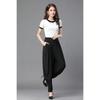Spring Summer Women Fashion Harem Pants Elastic Band High Waist Loose Wide Leg Loose Casual Solid Harajuku Radish Trousers