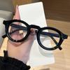 Retro Simple Style Round Sunglasses Women Men Luxury Brand Design Rivet Decoration Sun Glasses Travel Casual Eyewear Unisex