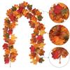 Halloween Maple Leaf Vine Wall Hanging for Christmas and Harvest Festival