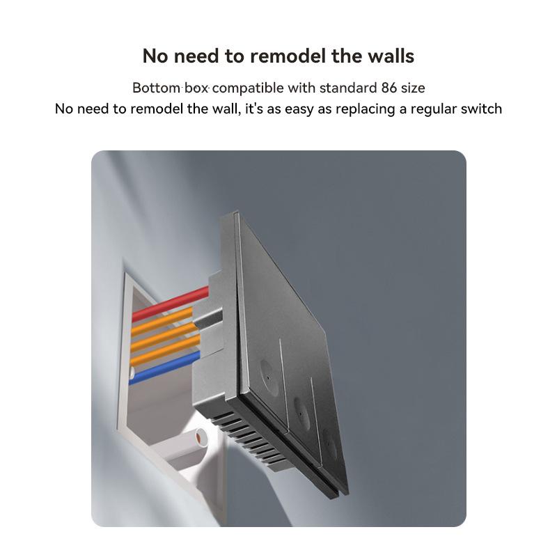 

Smilewolf Zigbee 3.0 Smart Switch Panel, Alexa-Compatible Smart Home Control 1-gang White