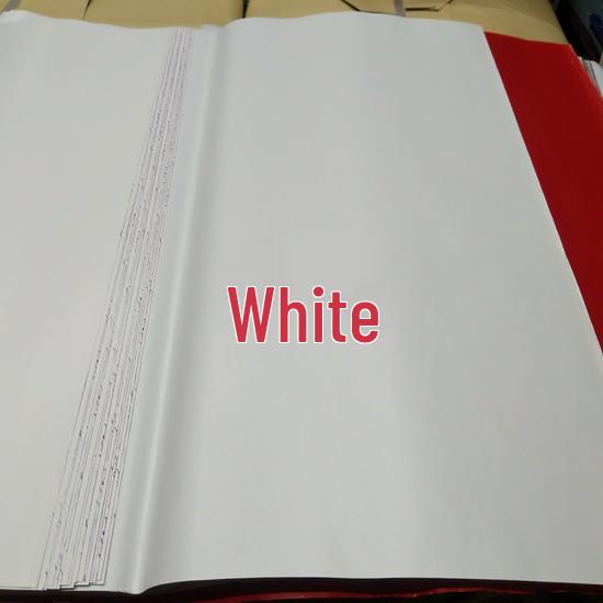 75x50cm Red Single-Sided Waxed Paper for Kindergarten and Handmade Colored Paper Projects
