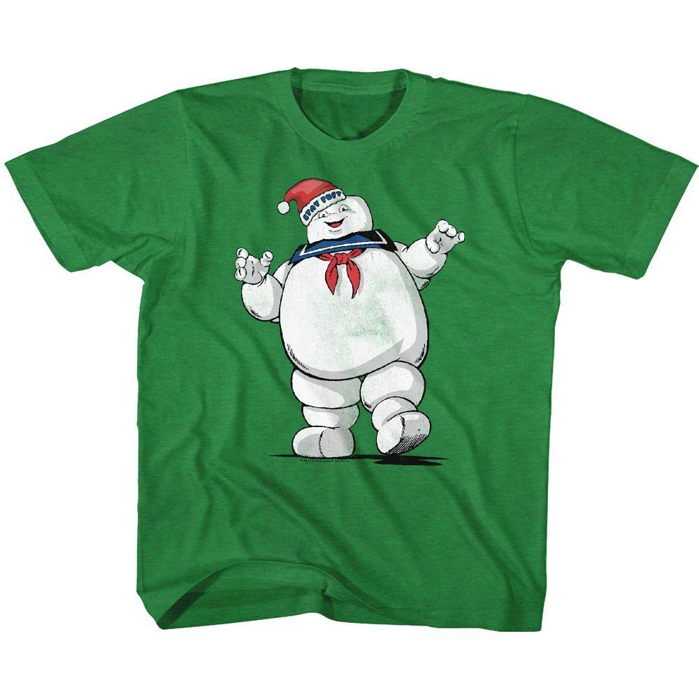 Kids The Real Ghostbusters Mr. Stay Puft Green TV Shirt Unisex T-Shirt XXXXL