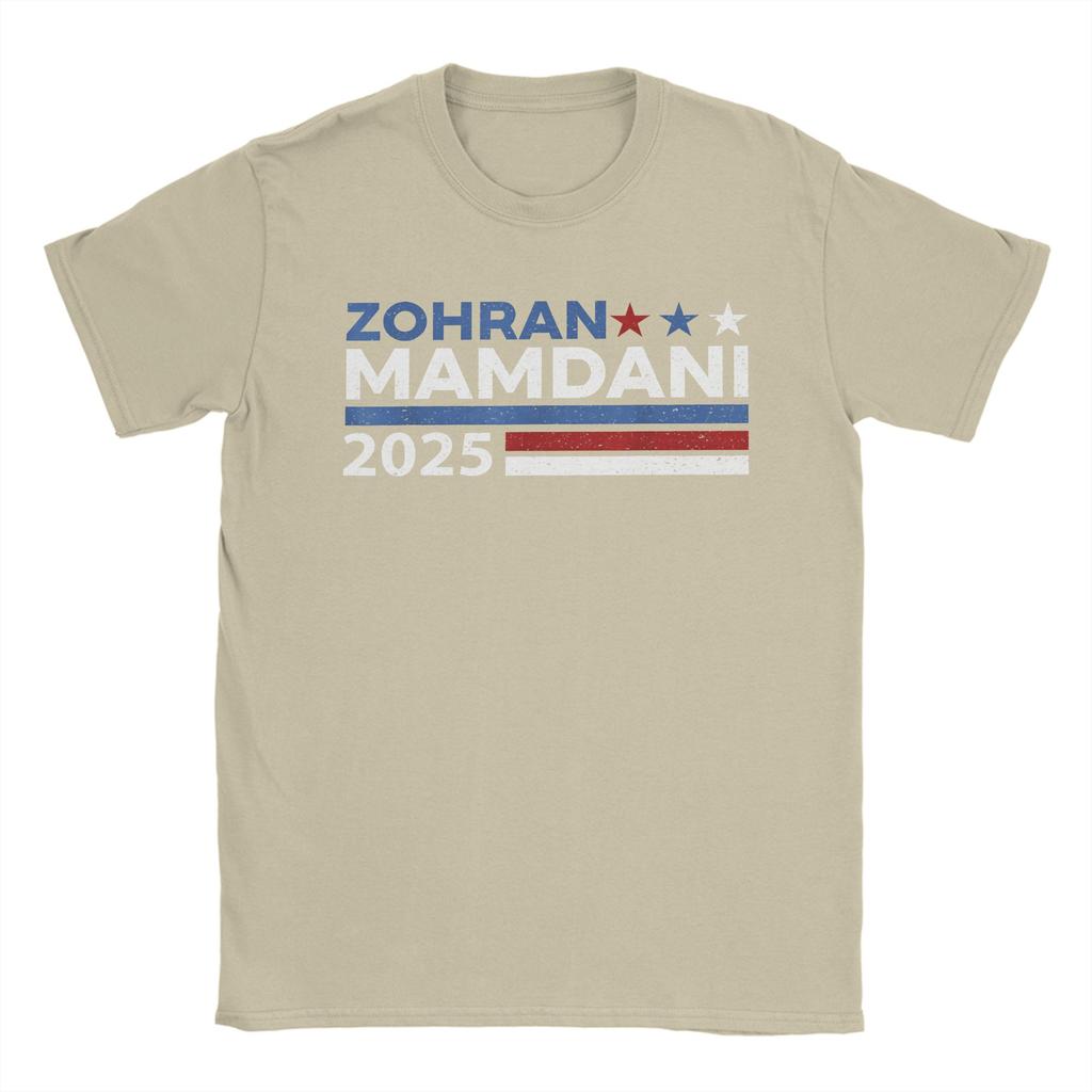 Zohran Mamdani 100 Cotton T Shirt For Men Summer  Y2K Funny T-Shirts O Neck Trendy Cool Tees Oversize Printed Tops