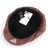 Universal Chemistry Cotton Glencheck Beige Newsboy Cap
