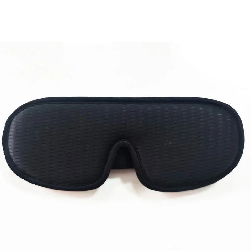 

Hot Premuim Extensions 3D Sleeping Eye Mask Rest Eyemask Aid Eye Shade Cover Pad Soft Light Blindfold SleepTools 100% Block Out чёрный