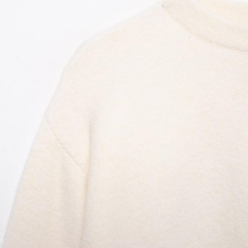 Kaslead New Arrival Women's Clothing Fashion Style Stylish Simple and Versatile Soft Short Knitwear 5536200