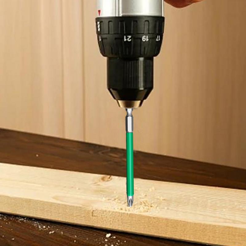 Magnetic Screwdriver Bits Magnetic Ergonomic Durability Screwdriver Bits Portable Toolkit Accessories Rustproof Drilling Tool