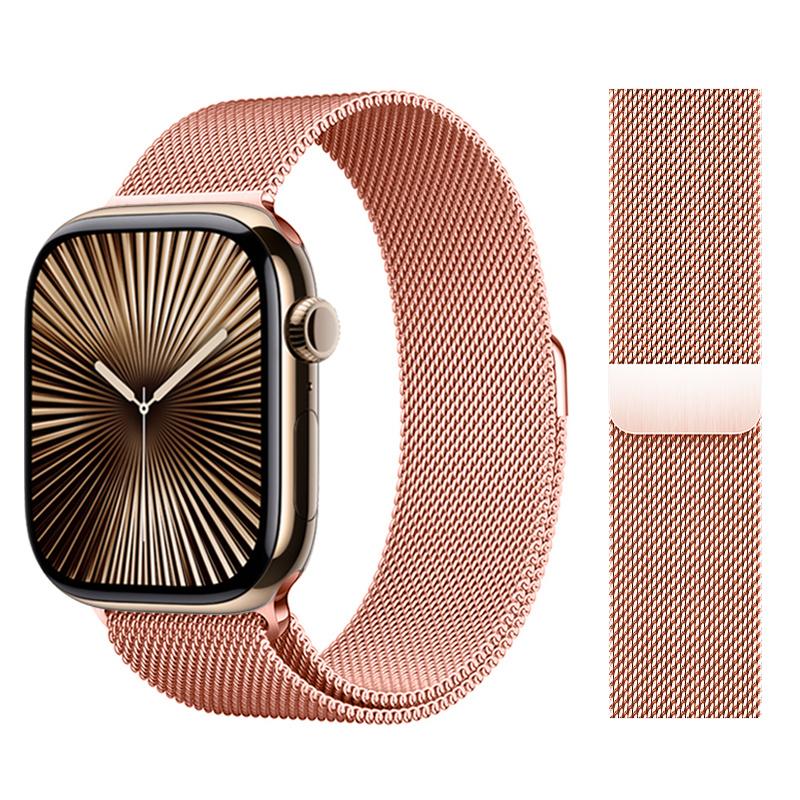 Milanese Armband für Apple Watch Armband 46mm 44mm 45mm Ultra 2 49mm 42mm 41 Armband Correa Apple Serie 10 9 8 7 SE 5 6 Armband