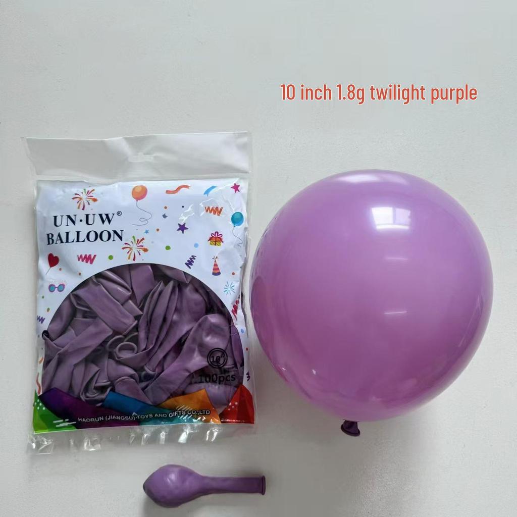 Retro Twilight 10-Inch Morandi Latex Balloons (180g) for Photography & Festival Decoration