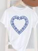 (Asian Size) letter trend 90s lovely Women's Top T Female Print Short Sleeve T-shirts Fashion O-neck Casual Clothing  Graphic Tee