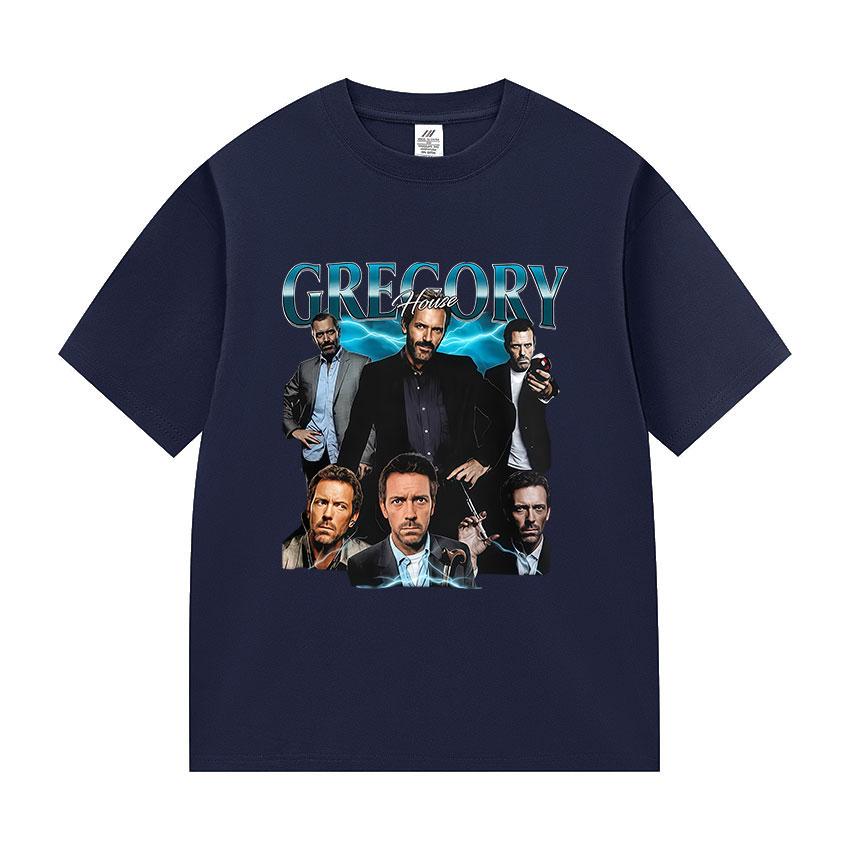 Dr Gregory House MD Funny Meme T Shirt Women Gothic Fashion Short Sleeve T-shirts Vintage High Quality Cotton T-shirt Streetwear