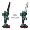 21V Two Battery Portable Mini Electric Pruning Saw Rechargeable Small Wood Spliting Chainsaw