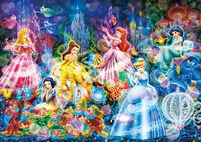 Tenyo In Jigsaw Puzzle Disney Disney Princess Brilliant Dreams Includes and Service Card (Tenyo) [Made Japan] 300-Piece (30.5x43cm) D-300-248, Glue,