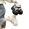Thick-soled muffin heightening snow boots for children's winter new fluffy bread thickened velvet cotton shoes