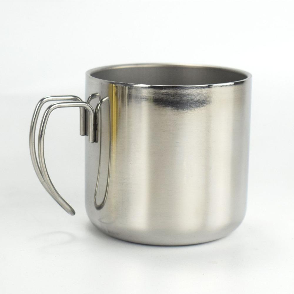 

Stainless steel 304 coffee cup with lid, gold copper plated stainless steel mug, double layer heat insulation 301-400ml