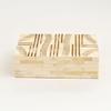 Geometric Bone Inlay Box Set of 2 – Handcrafted Modern Decorative Storage Boxes