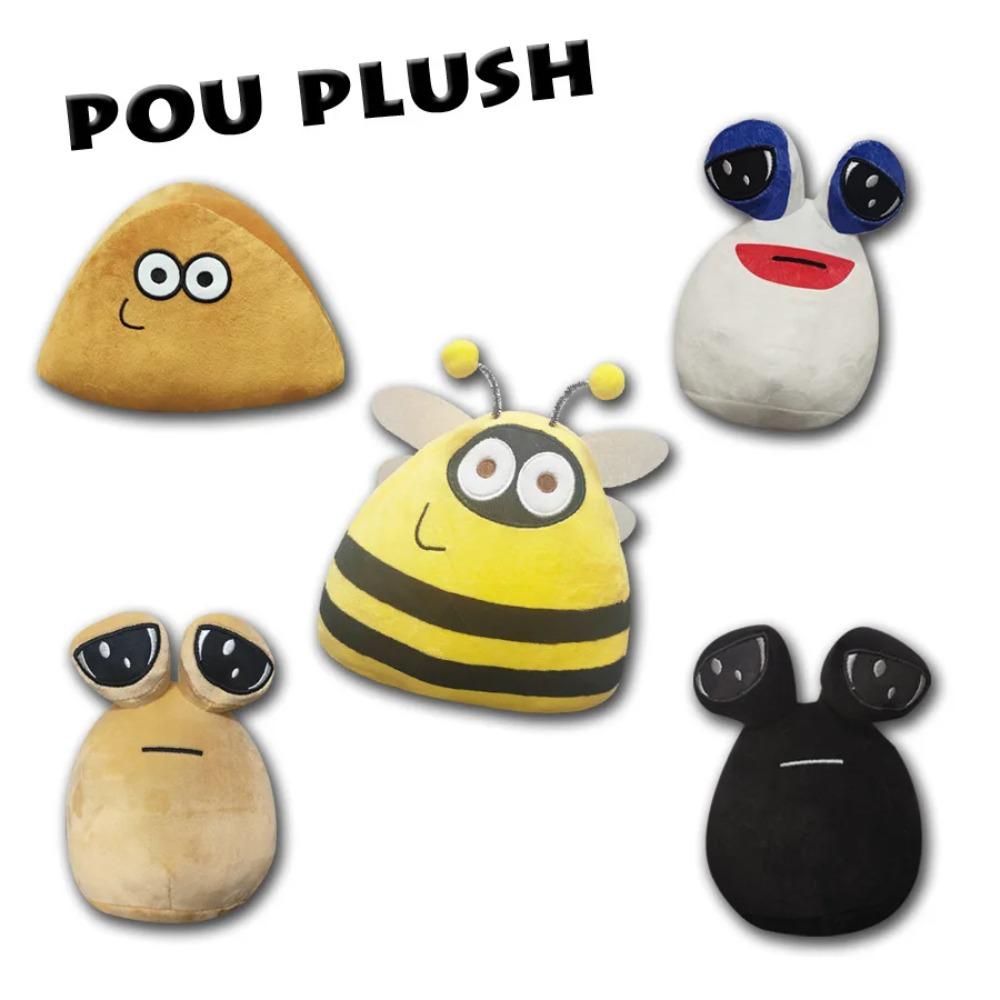 Neue Farbe Pou Plüsch Cartoon Alien Spielzeug Kawaii Stofftierpuppe Heißes Spielfigur Geschenke für Fans