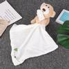 Baby Handtuch Cartoon Tierpuppe Beruhigende Handtücher Tröstende Spielzeuge (Rosa)
