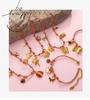 European & American Cross-border Fashion Niche: DIY Flower Heart Pendant Bracelet & Necklace Set
