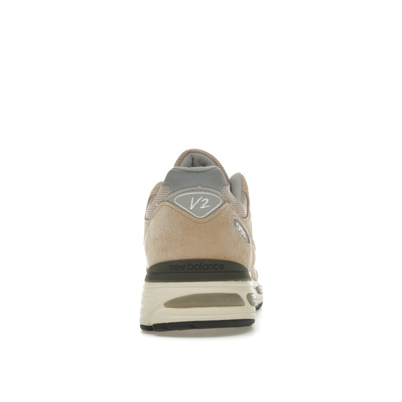 New Balance 991v2 Made in England Cuban Sand Unisex Sneakers Tan Harbor-Mist Silver U991BE2