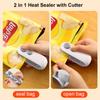 Plastic Bags Sealer Mini Bag Sealer Portable Plastic Bag Thermal Sealing Machine Rachargeable Food Packaging Storage Heat Sealer