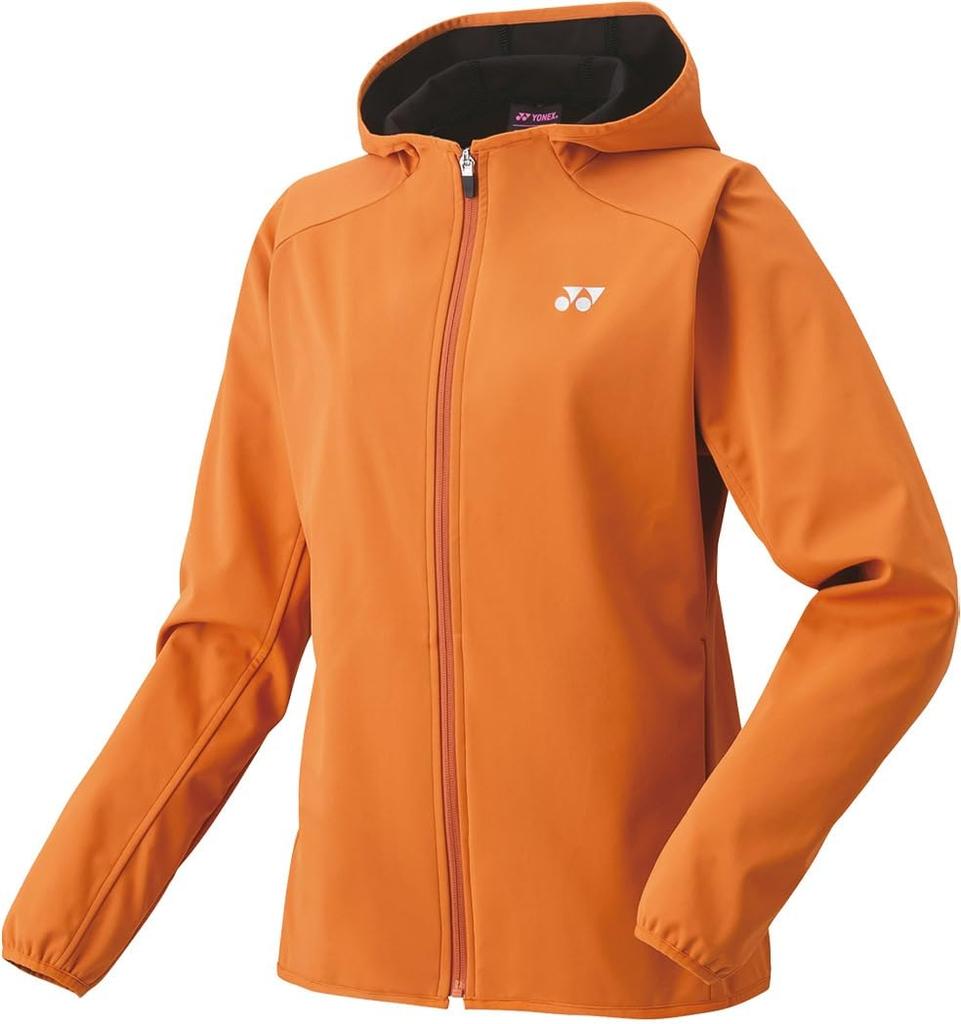 YONEX 58105 Copper Orange Size L Women's Warm-Up Hoodie, (292),