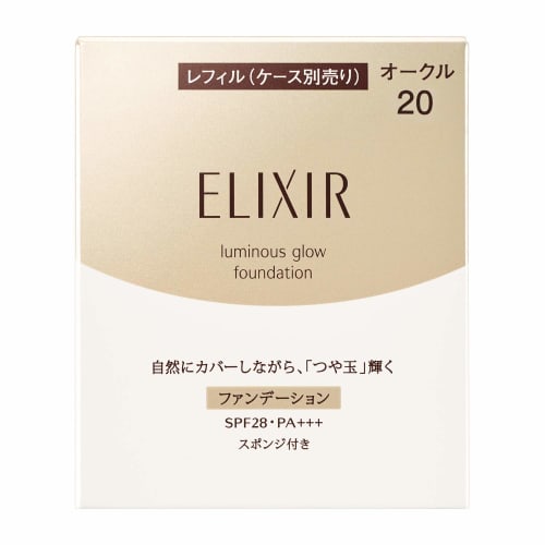 ELIXIR Glossy Foundation T (Refill) Fragrance Free Ocher 20 10g (x 1)