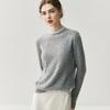 2025 Autumn/Winter Women's Cashmere Knit Top with Handmade Pearl Collar and Fluffy Fleece