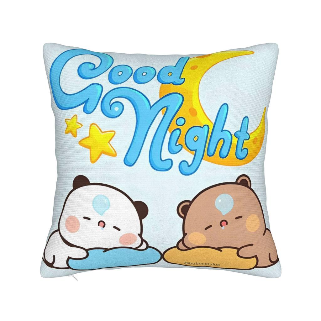 Bubu Dudu Flying Pillow Case Cute Funny Pillow Cover Print Pillowcases For Chair Sofa Home Decor