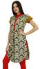 Bimba Women Short Printed Cotton Tunic Short Sleeves Ladies Kurta Kurti