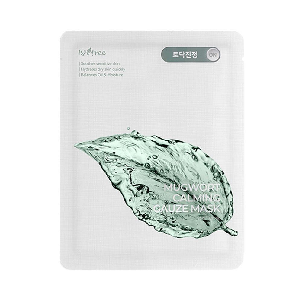 Isntree Mugwort Calming Gauze Mask 10 Sheets
