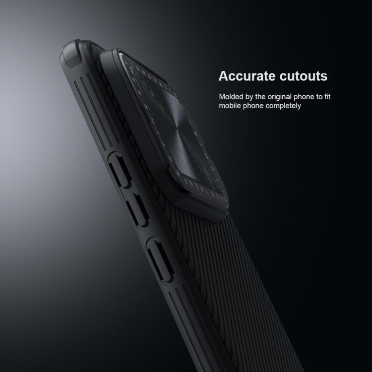 China Manufacture for Xiaomi 14 Pro NILLKIN Black Mirror Prop CD Texture Mirror Phone Case