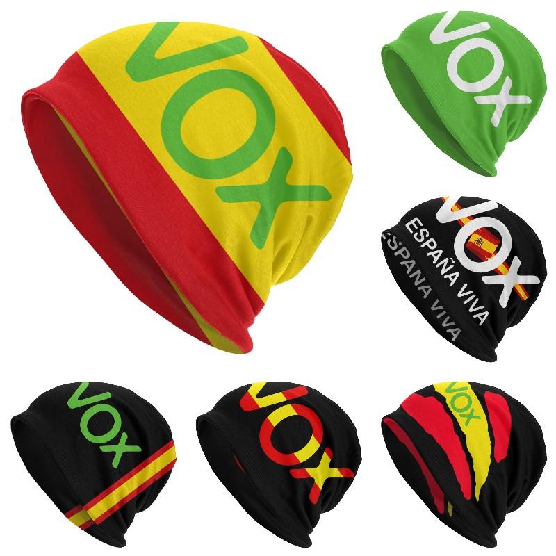 

Горячая распродажа, шляпа с флагом Испании Vox, Femme, вязаная шапка в стиле хип-хоп для женщин, зимняя теплая шапка унисекс, испанская политическая вечеринка, шапки