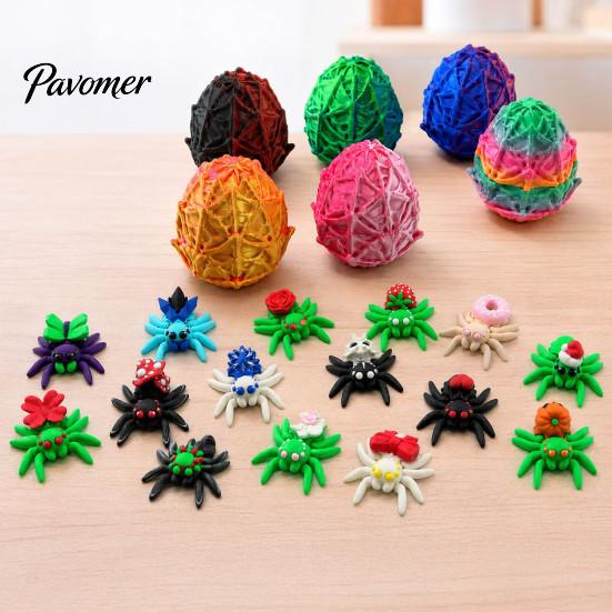 Durable Lightweight Display Statues 3D Printed Spider Egg/Spider Statue, Realistic Fantasy Creature Model Handcrafted Mythical Ornament, Unique