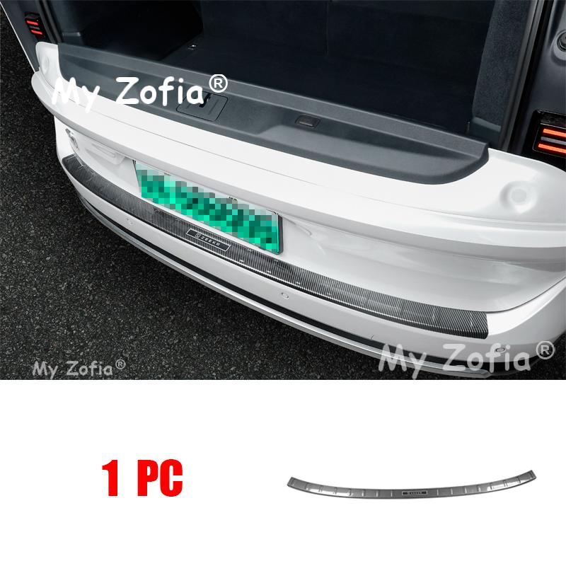 For ZEEKR 9X 2025 2026 Car Rear Guard Plate Trunk Protective ABS Carbon fiber Pattern Cover Interior Accessories