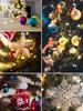 Christmas Decoration Gift: Colorful Hanging Balls & Clock Pendants for Tree Ornaments
