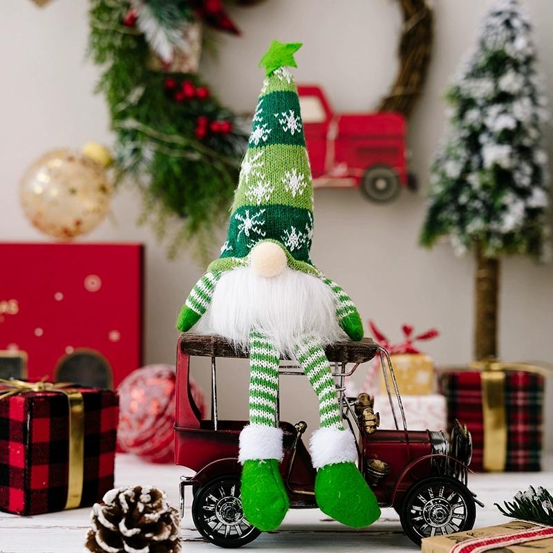 Christmas Glowing Gnome Faceless Doll With Lights Series Xmas Atmosphere Festival Home Decoration New Year Rooms Ornaments Gifts
