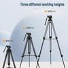 Weifeng 617 Portable 1.85m Hydraulic Tripod for DSLR and Large Film Photography