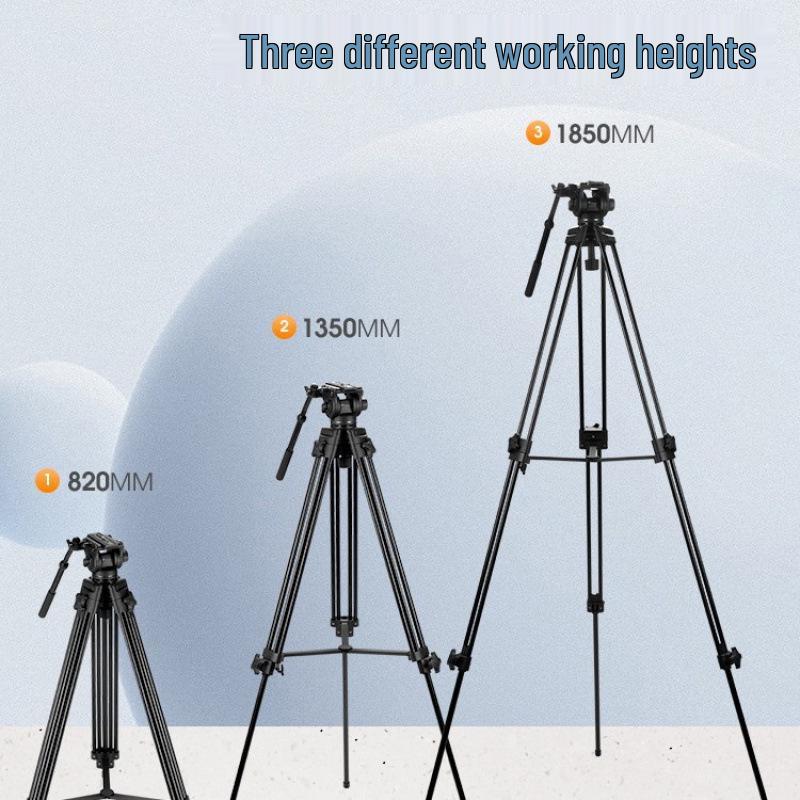 Weifeng 617 Portable 1.85m Hydraulic Tripod for DSLR and Large Film Photography
