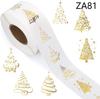 500pcs Christmas Hat Stickers Cartoon Laser Gift Packaging Box Decoration Stickers Labels Envelope Gift Bag Sealing Sticker