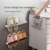 Yikeke Wall-Mounted No-Drill Slipper Storage Rack