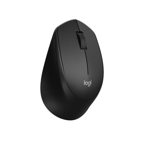 Logitech Wireless Mouse M331nBK Quiet Wireless Mouse Wireless 3 Buttons Battery Life 18 Months USB Connection M331 Windows Mac Chrome Black