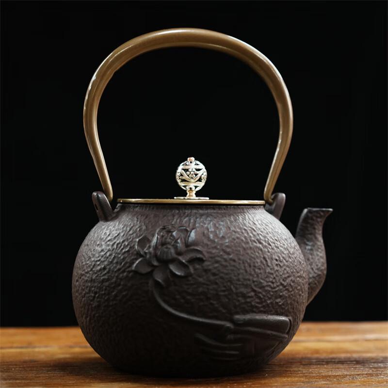 ZISIZ Golden Gourd Cast Iron Teapot