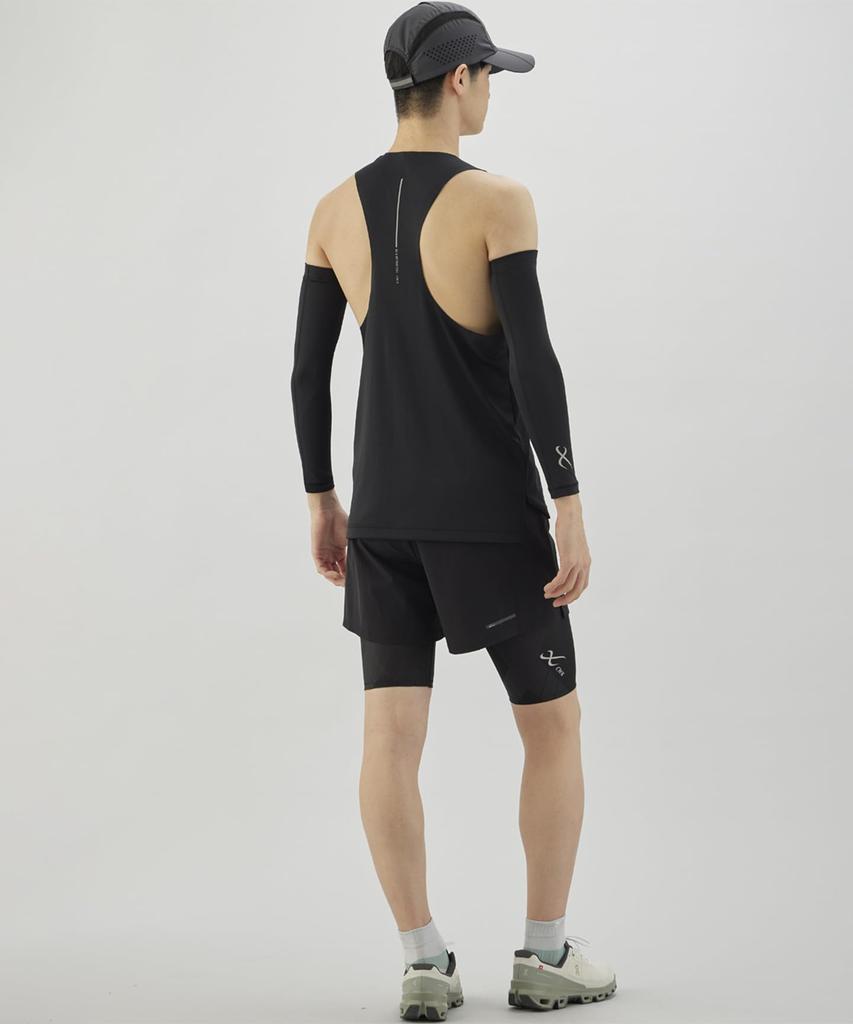 Halber Sport-Unterkörperstütz und Voll-Mesh Perfekt für Marathons und Ball HZO775 BL M CW-X (C-W-X/Wacoal) Herren-Strumpfhosen, über dem Knie, (Hip,