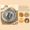 1 Set Cookie Cutter Stainless Steel Circle Biscuit Cutter Effortless Cookie Shaping Pastry Tool for Home